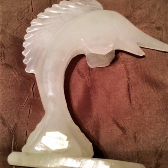 Onyx Tellez Swordfish Sculpture by Tecali Pueblo - Picture 6 of 11